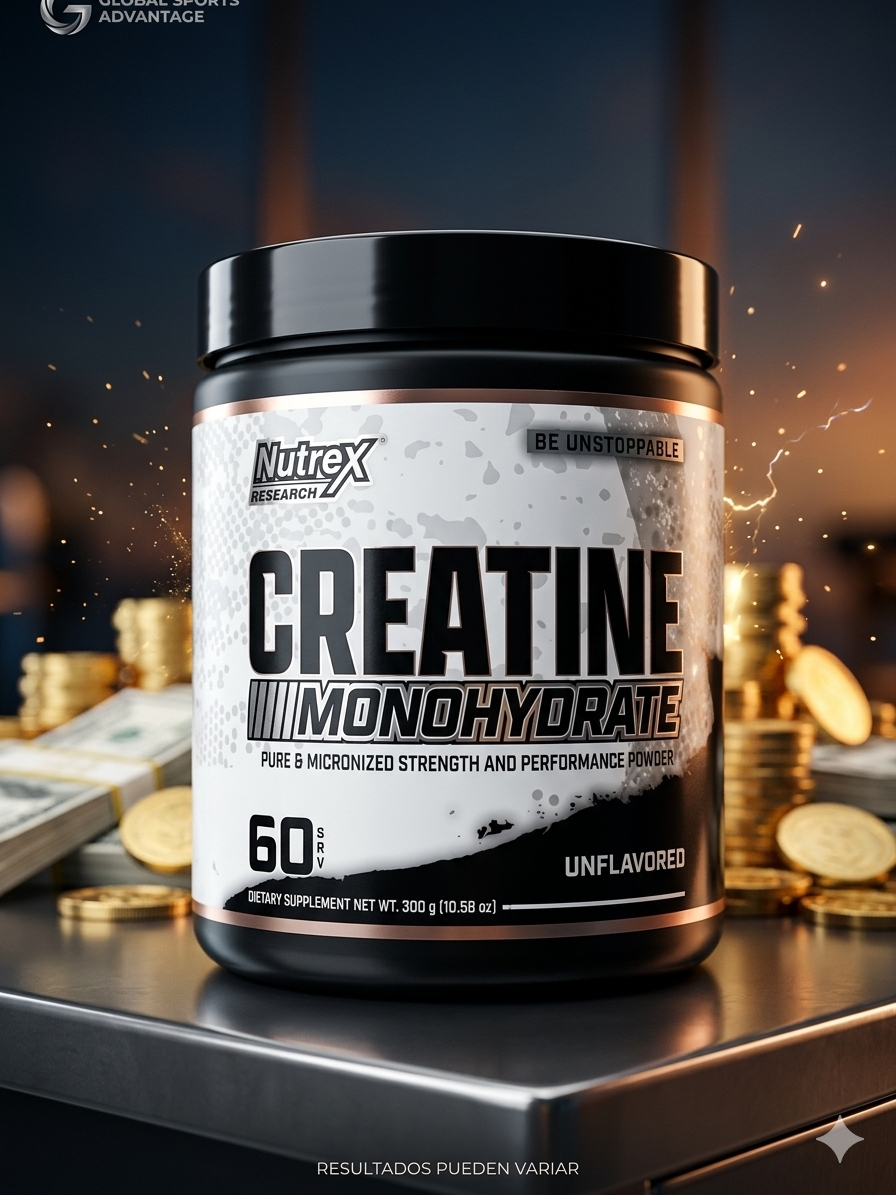 ⚡ NUTREX CREATINE MONOHYDRATE: ¡Sé Imparable en Cada Entrenamiento! ⚡