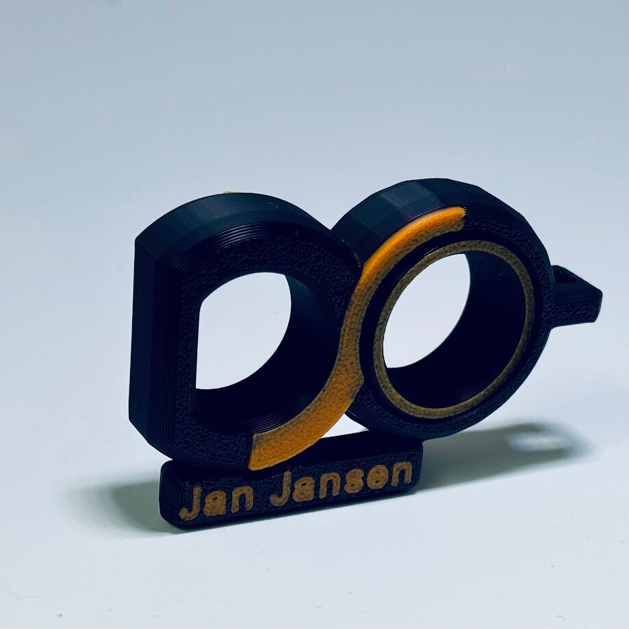 Spinning DSO Sleutelhanger (met naam)