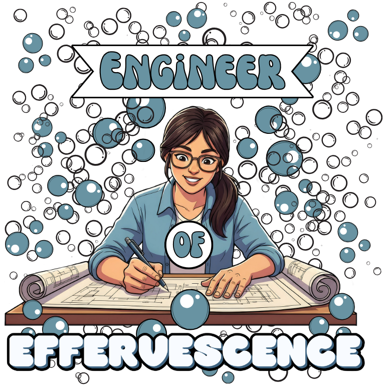Female Engineer of Effervescence — Digital Download PNG