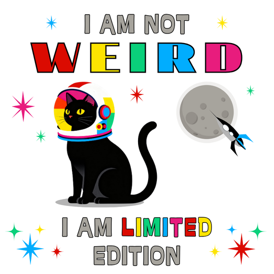 I Am Not Weird, I Am Limited Edition – Digital Download PNG