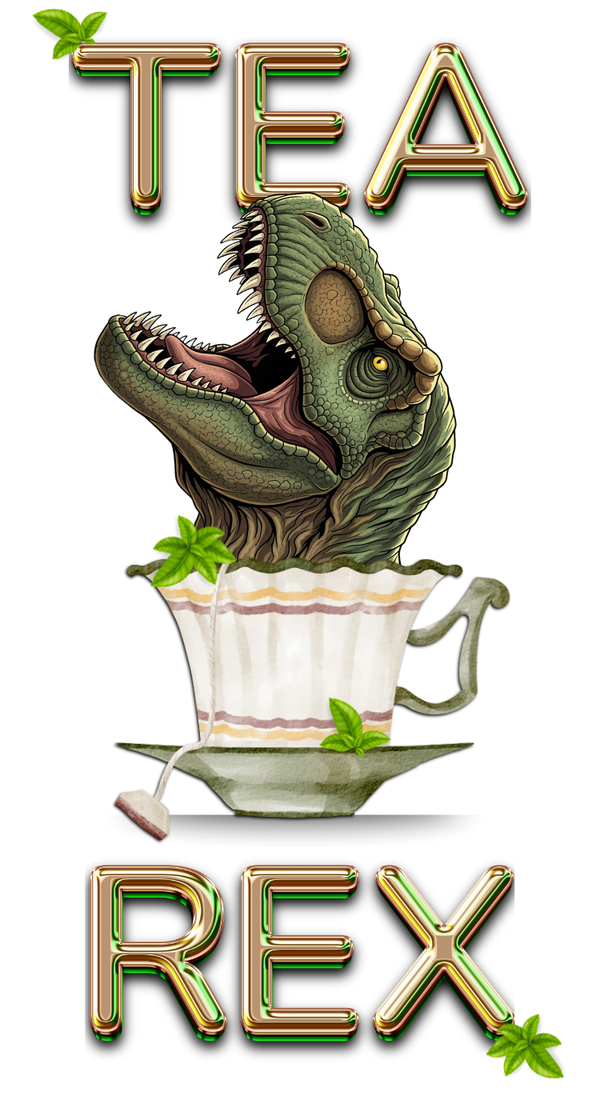 Tea Rex – Digital Download PNG
