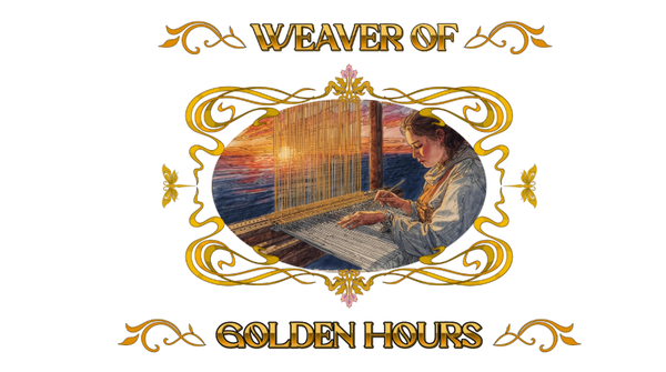 Weaver of Golden Hours – Digital Download PNG