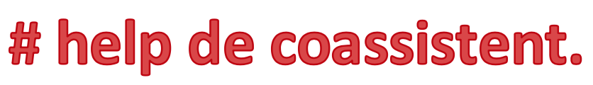 helpdecoassistent help de coassistent