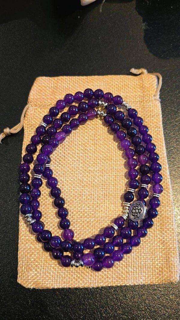 Amethyst Mala Beads
