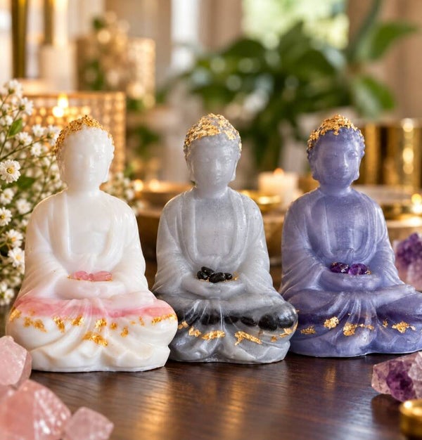 Crystal Buddha Figurine