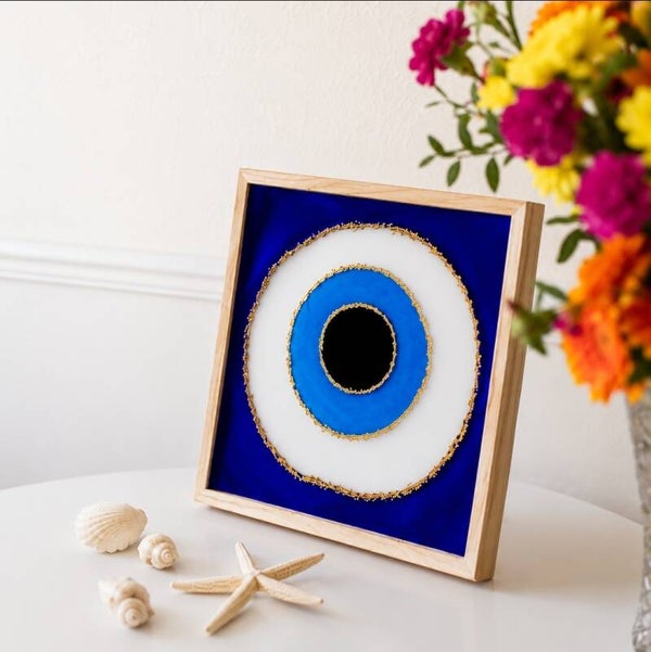 Evil Eye Resin Art