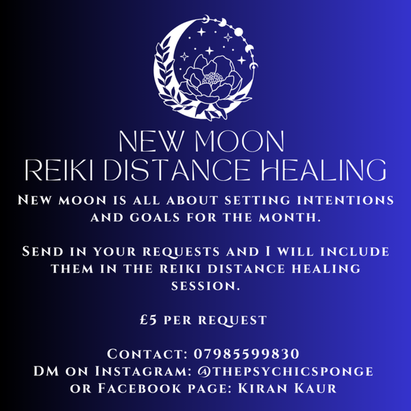 New Moon Reiki Distance Healing