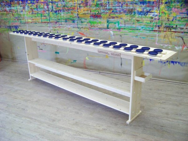 XXL Palettentisch für 20 Farben