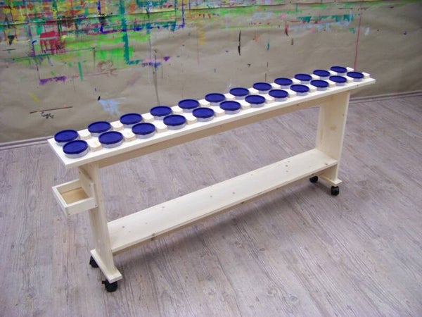 Mini-Palettentisch - Der Kleine    für 12 Farben