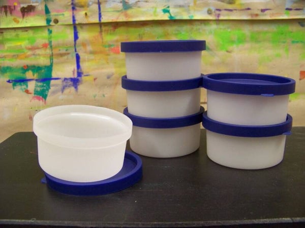 6 Stk. Farbschalen / Wasserschalen