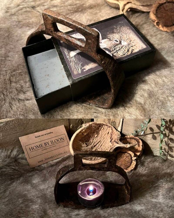 Stijgbeugel met cadeau zeepje