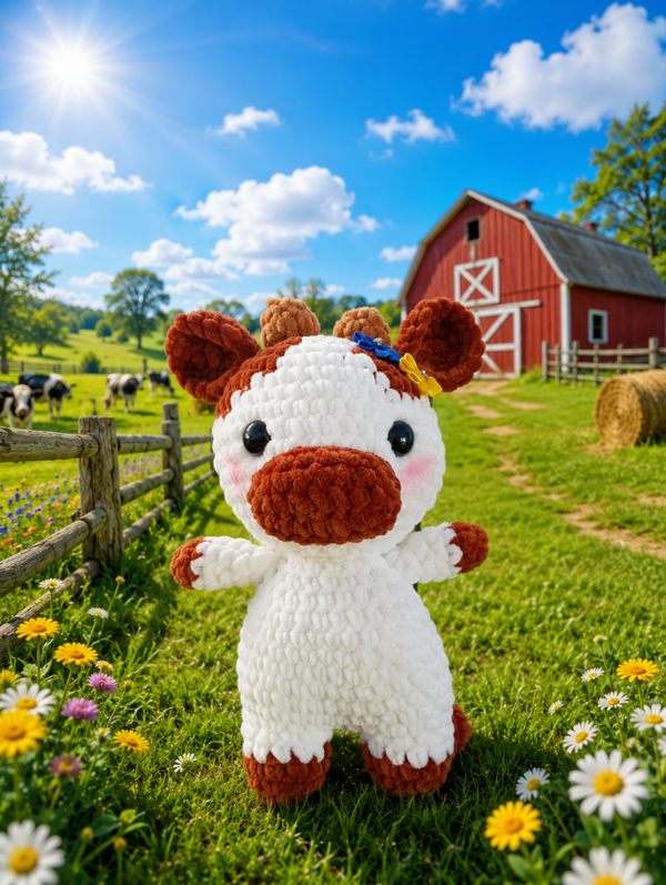 Vache laine chenille