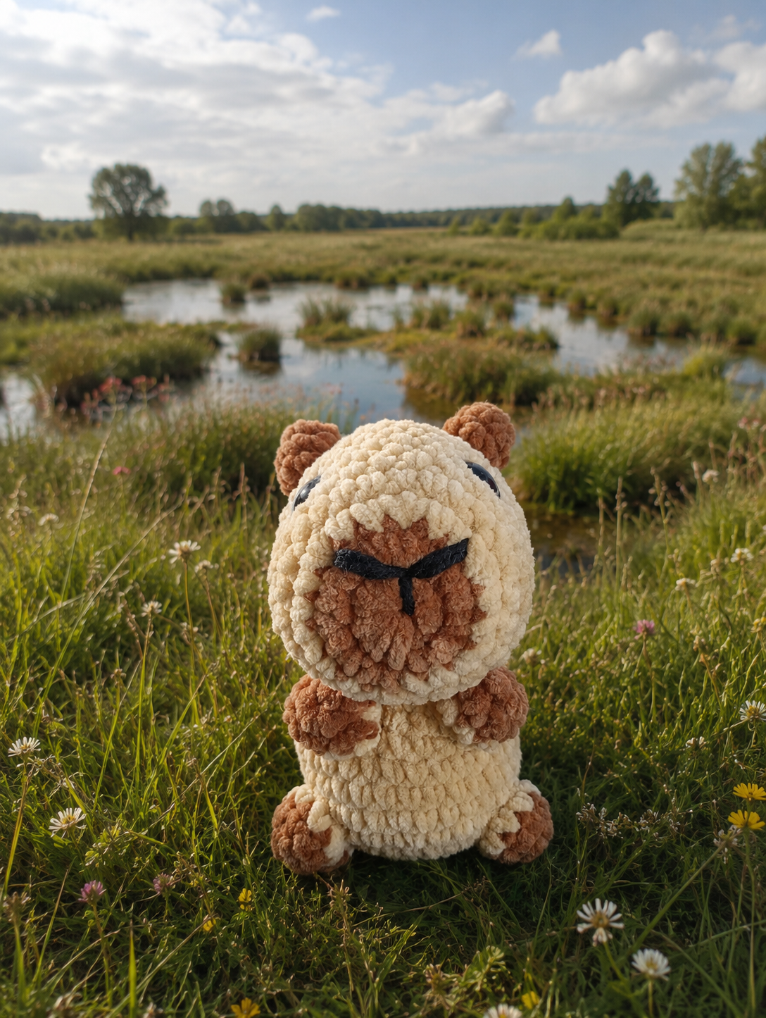 Capybara laine chenille