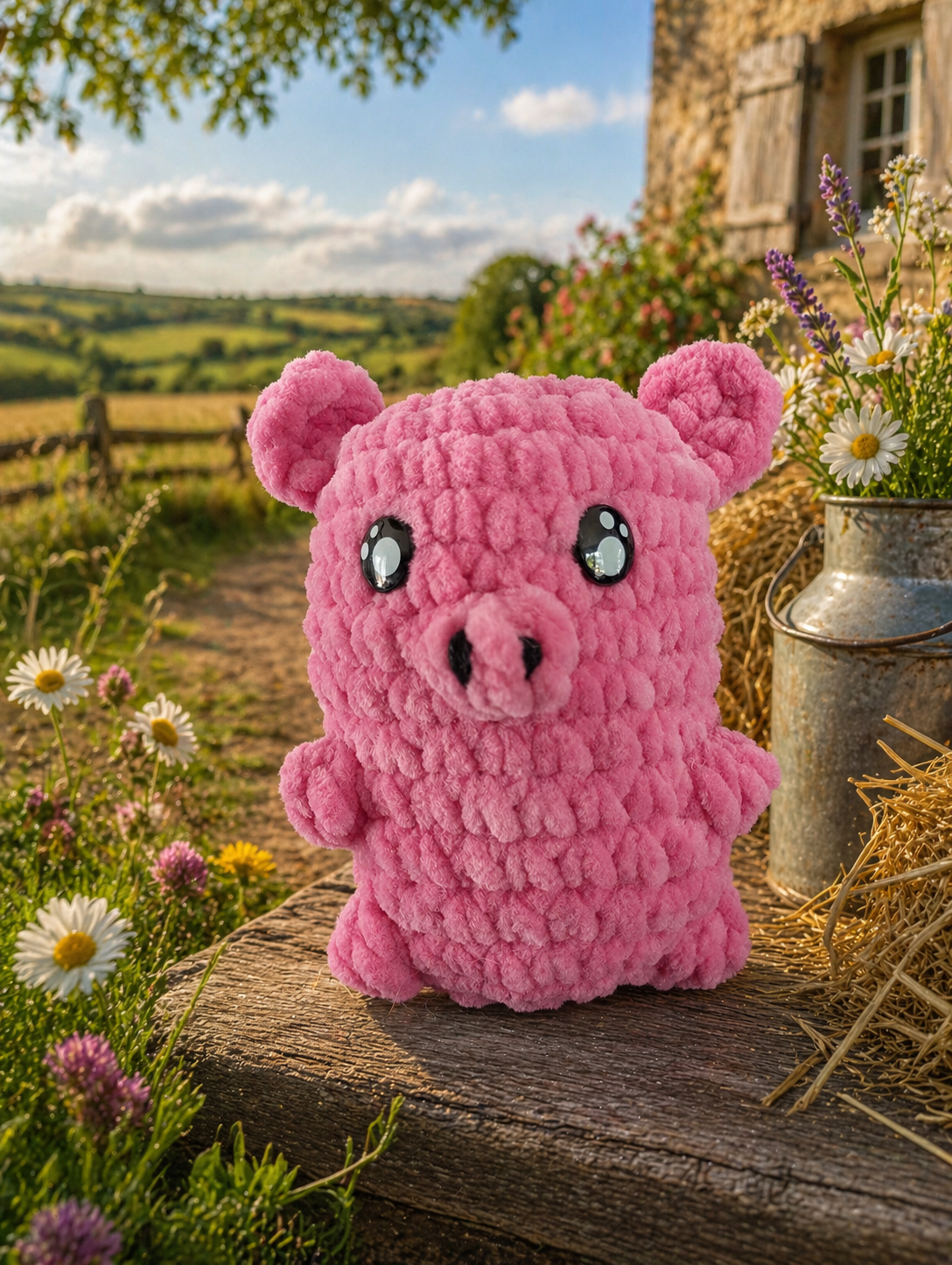 Tuto cochon laine chenille