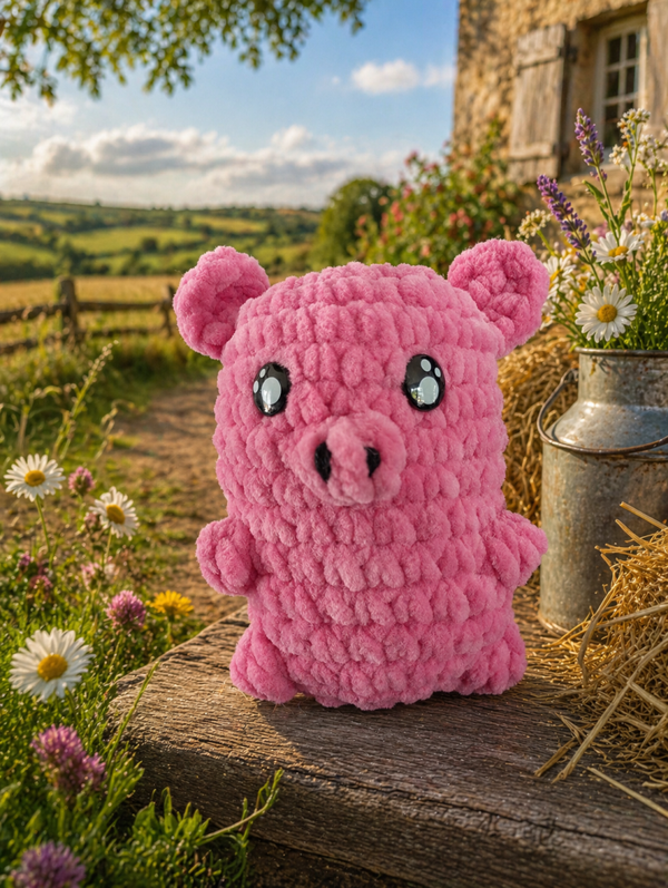 Tuto cochon laine chenille