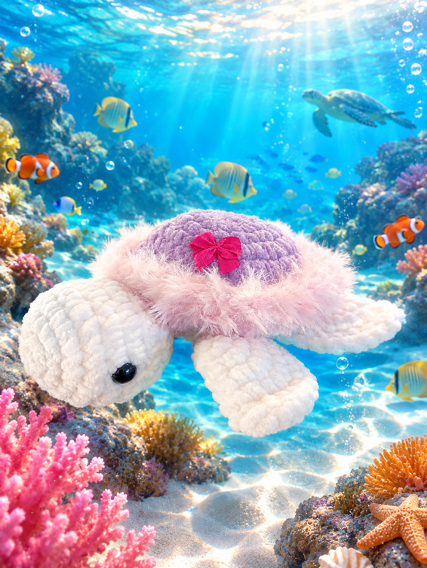 Tortue 🐢 laine chenille