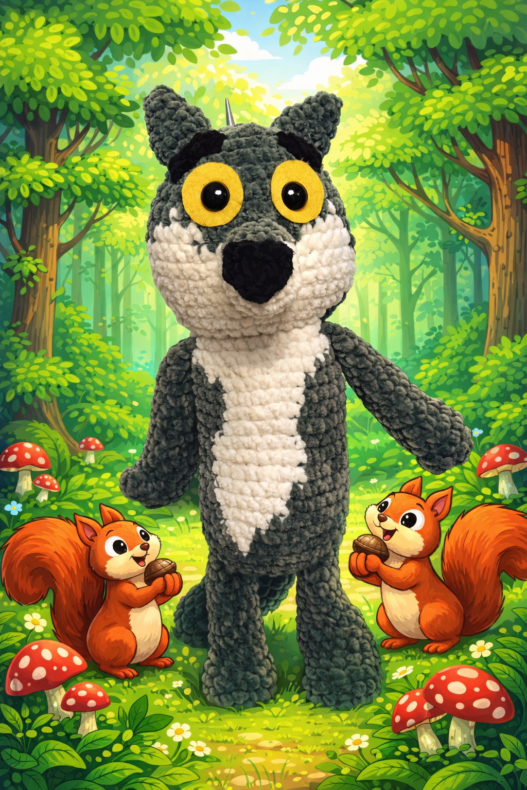 Loup au crochet