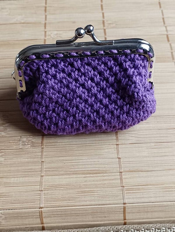 Porte monnaie violet