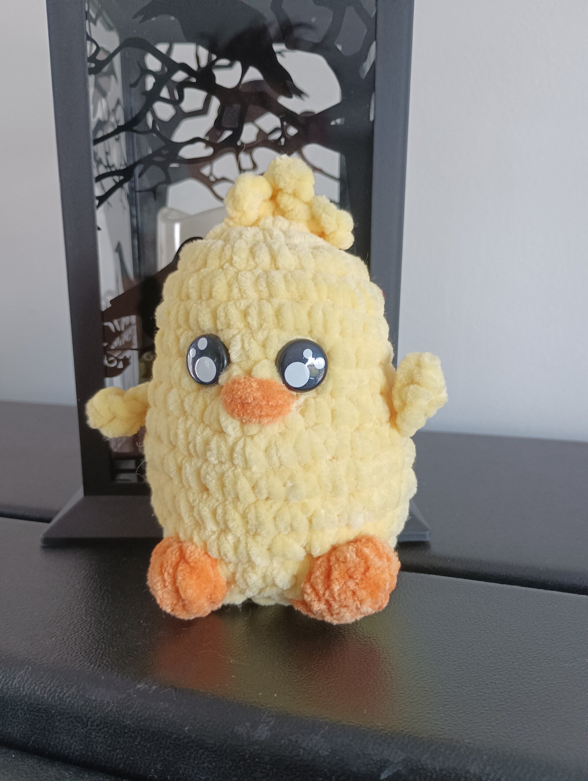 Poussin laine chenille