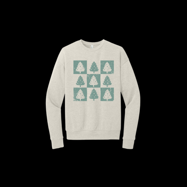 Checkered Tree Bella Canvas Unisex Crewneck