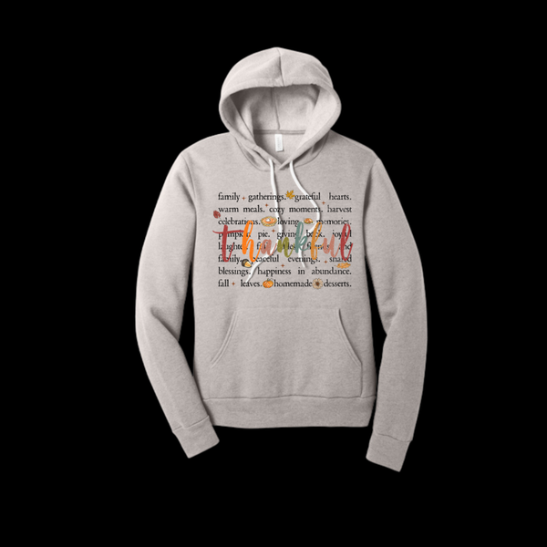 Thankful Bella Canvas Unisex Hoodie