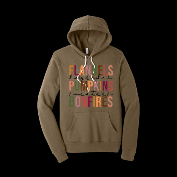 All About Fall Bella Canvas Unisex Hoodie