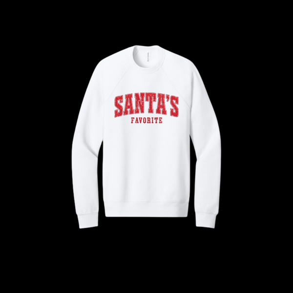 Santa's Favorite Bella Canvas Unisex Crewneck