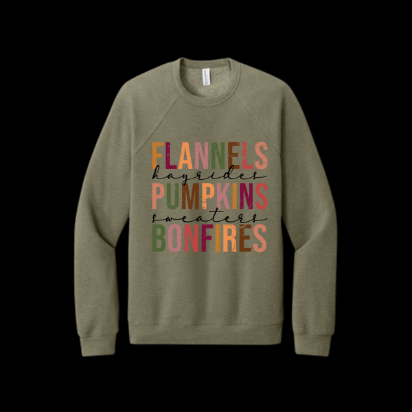 All About Fall Bella Canvas Unisex Crewneck