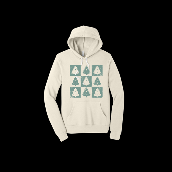 Checkered Tree Bella Canvas Unisex Hoodie