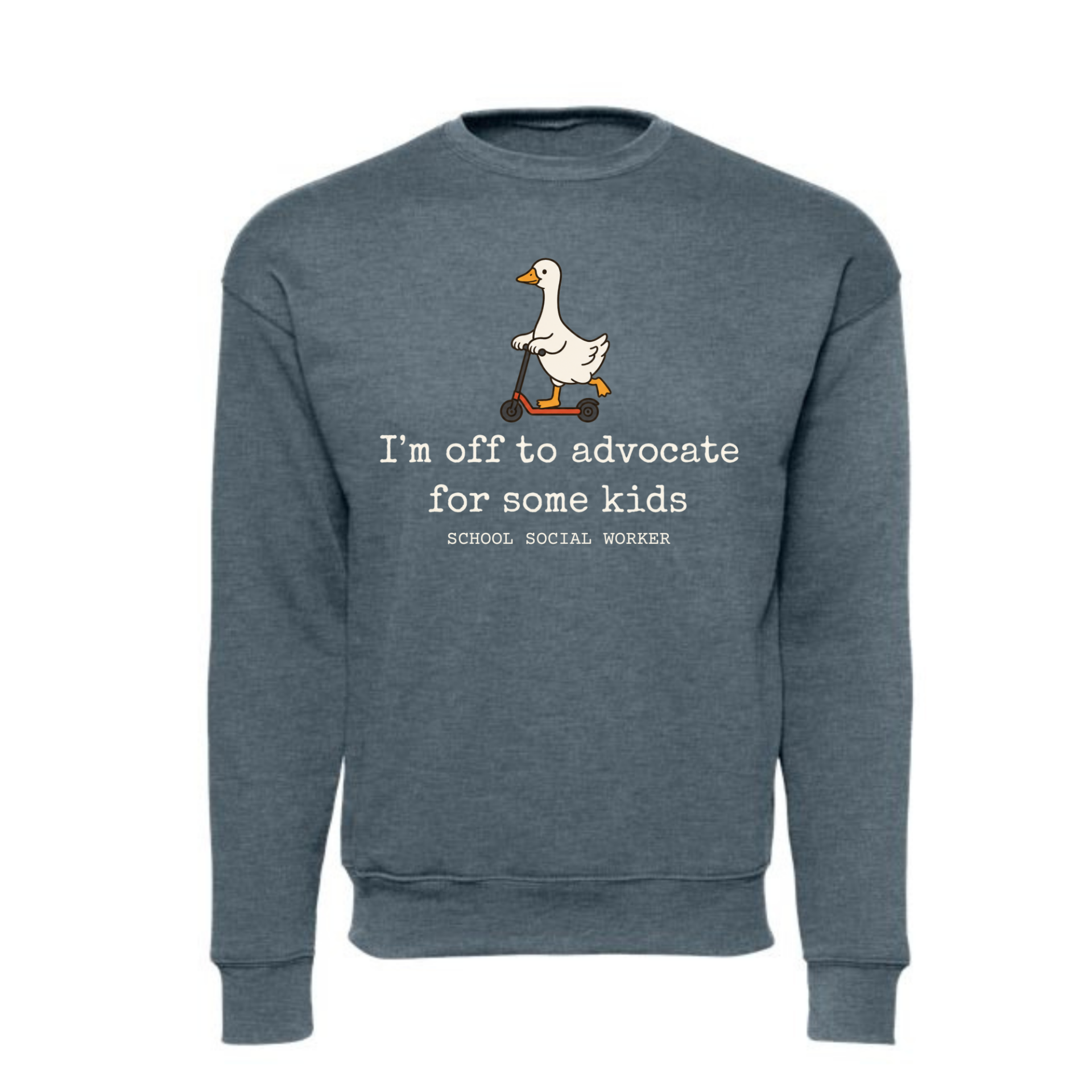 Bella Canvas Crewneck- Off to Advocate