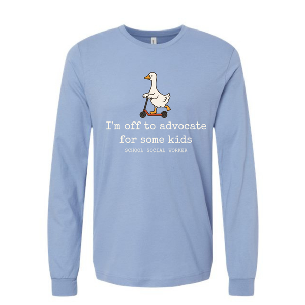 Bella Canvas Long Sleeve-Off to Advocate