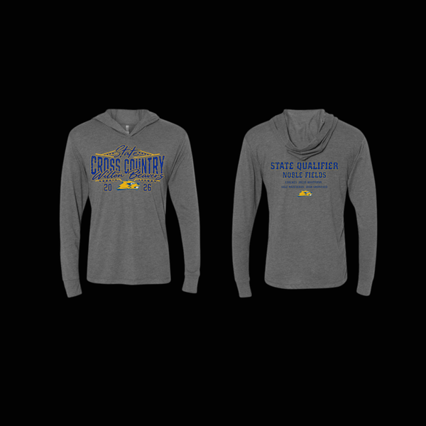 Wilton State XC Next Level Hooded Long Sleeve