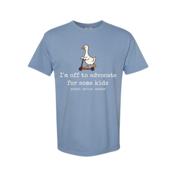 Comfort Colors T-Shirt- I'm Off to Advocate