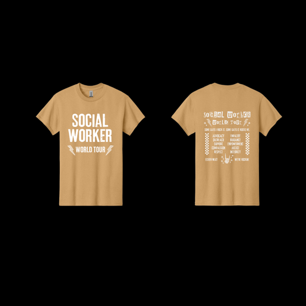 School Social Worker World Tour Gildan Unisex T-Shirt