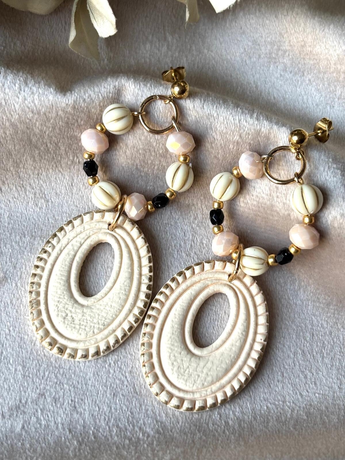 Oorbel Noa Vanilla Ivory Glow