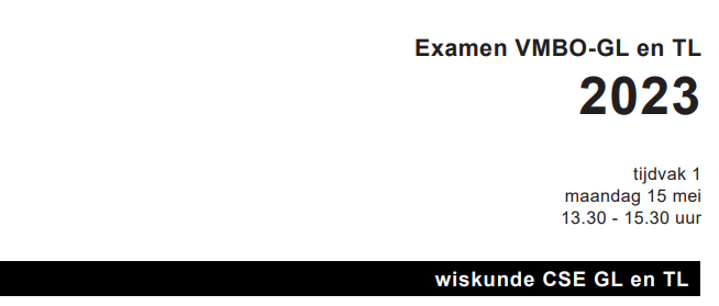 2023 - Tijdvak 1 / 4 VMBO GL/TL / Filmpjes | Wiskundebeer