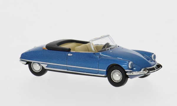 Brekina Citroën DS 19 Cabriolet 1963 – Blauw – 1:87 – 14235