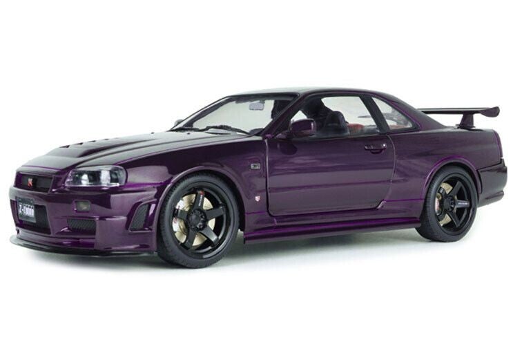 Solido Nissan Skyline R34 GT‑R Z‑Tune ’99 – Midnight Purple – 1:18 – 1804311