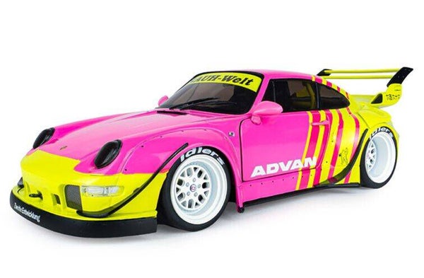 Solido Porsche 911 RWB Bodykit ’24 – Roze/Geel – 1:18 – 1808510