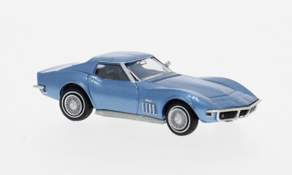 Brekina Chevrolet Corvette C3 1967 – Blauw – 1:87 – 19990