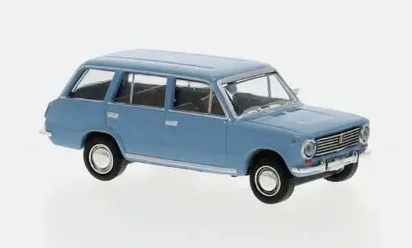 Brekina Fiat 124 Familiare 1966 – Lichtblauw – 1:87 – 22425