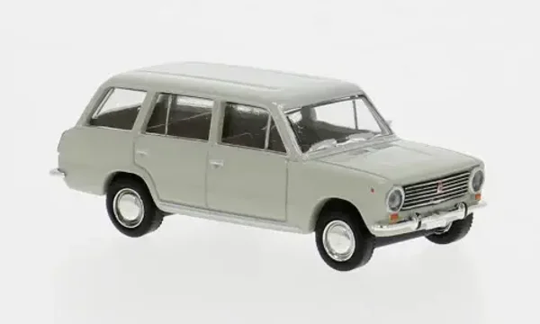 Brekina Fiat 124 Familiare 1966 – Grijs – 1:87 – 22429