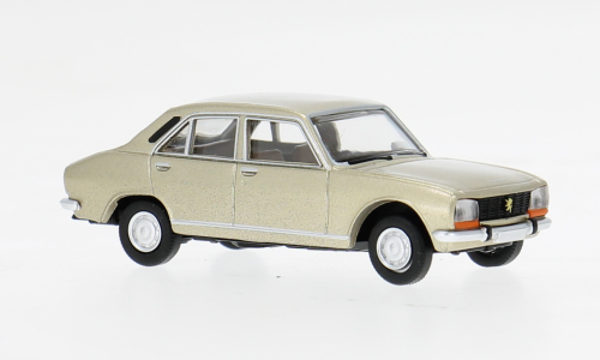 Brekina Peugeot 504 1968 – Goud Metallic – 1:87 – 29126
