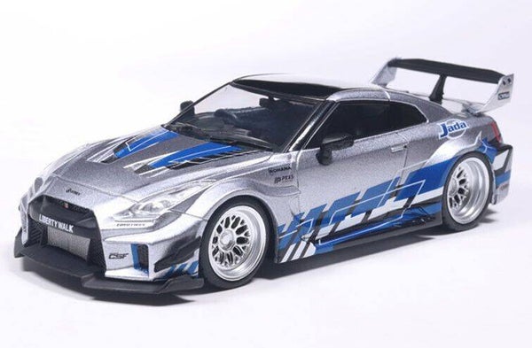 Solido Nissan GT‑R (R35) Liberty Walk Silhouette ’20 – Zilver – 1:43 – 4311211