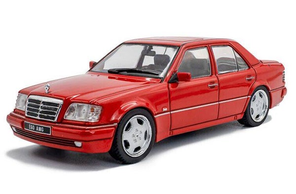 Solido Mercedes‑Benz E60 AMG (W124) ’94 – Rood – 1:43 – 4313204