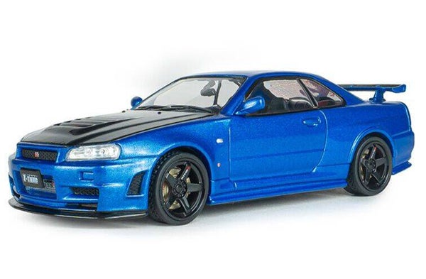 Solido Nissan Skyline GT‑R R34 Z‑Tune ’98 – Bayside Blue – 1:43 – 4318202