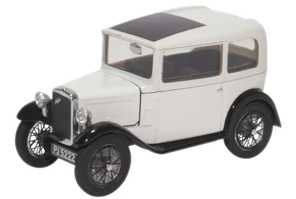 Oxford Diecast Austin Seven RN Saloon Light Grey 1:43 43ASS006