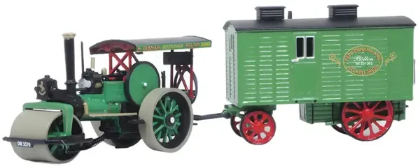 Oxford Diecast Fred Dibnah Aveling & Porter Road Roller (Betsy) & Wagon 1:76 Schaal  76APR004
