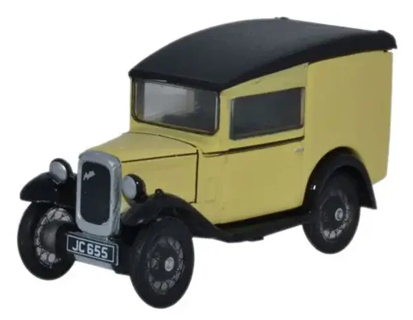 Oxford Diecast Austin Seven RN Van Primrose - 1:76 76ASV001