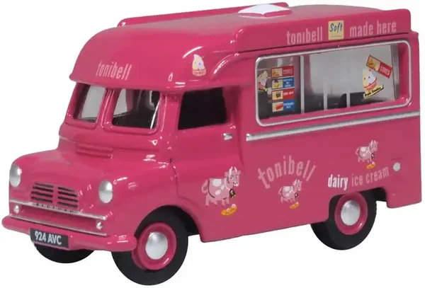 Oxford Diecast Bedford Ca Ice Cream Van Tonibell 1:76 76CA004